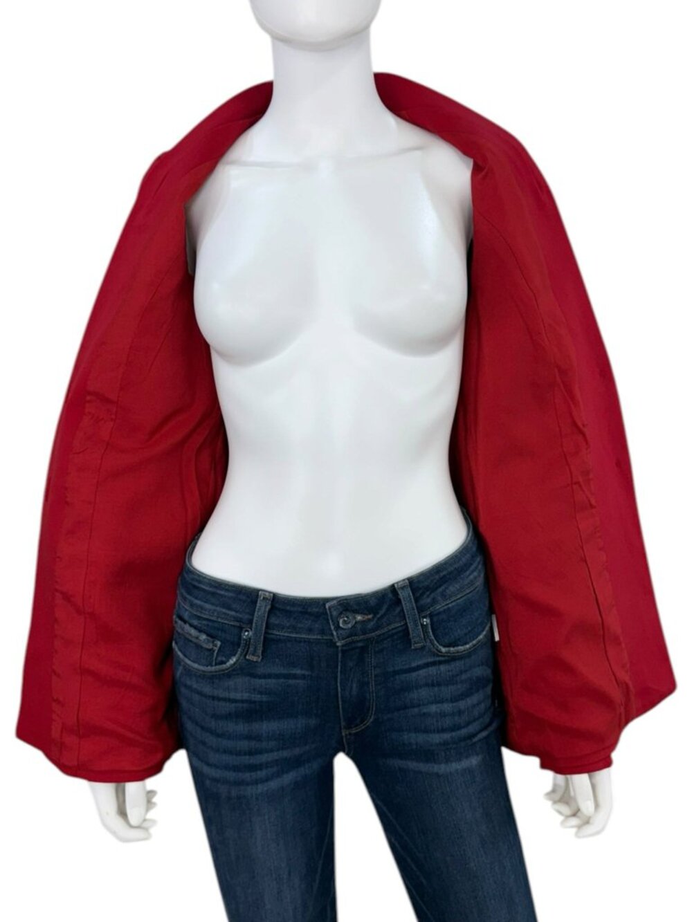 SHOW ME YOUR MUMU NWT Red Major Blazer Size XS O0868 - Picture 5 of 9
